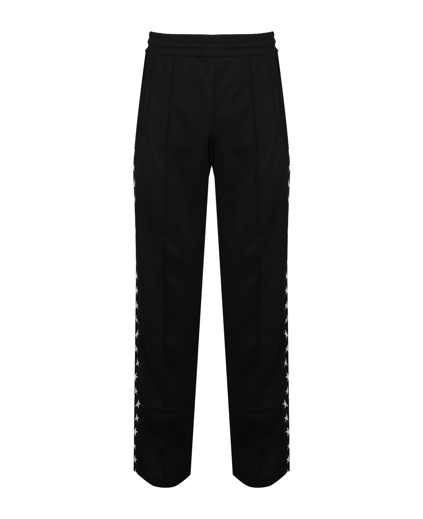 Golden Goose Jogging Trousers With Contrasting Stars 1 Golden Goose Jogging Trousers With Contrasting Stars