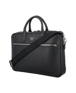 Emporio Armani Logo Plaque Zipped Laptop Case -Volk Clothing Sales 9c36f97f0a77d7d87e76c3f606210cfd