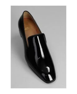 Christian Louboutin Dandeliuon Flat Loafers In Black Patent Leather -Volk Clothing Sales 9c401971c30e0bff188fe71f1ce9dcf2