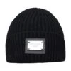 Dolce & Gabbana Black Beanie In Virgin Wool