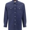 Acne Studios Denim Collared Button-up Shirt