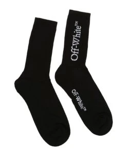 Off-White Big Logo Bksh Mid Calf Socks