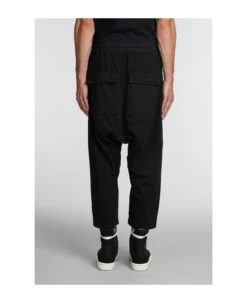 Classic Cargo Crop Pants In Black Cotton -Volk Clothing Sales a0568a68013d8989962cf0804f794ff3