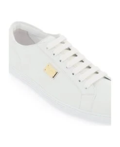Dolce & Gabbana Leather 'saint Tropez' Sneakers -Volk Clothing Sales a1b2bd117247db418807a4a511f41b18