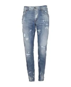 Dolce & Gabbana Slim Jeans Color Light Blue