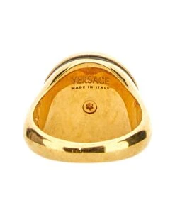 Versace Enameled Ring 'medusa' -Volk Clothing Sales a2a63bc5b0cef409e8442a379fea1294