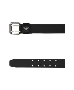 Emporio Armani Logo Plaque Buckled Belt -Volk Clothing Sales a38ba4f9a55b13cbc4b65704b0b721a8