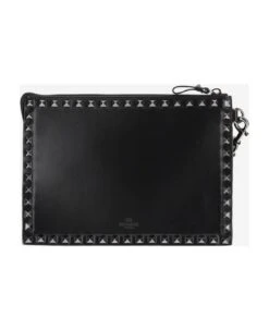 Valentino Garavani Rockstud Leather Clutch Bag 6 Valentino Garavani Rockstud Leather Clutch Bag -Volk Clothing Sales a3d2b2bb20f0b90a1ce1e17c0749572d