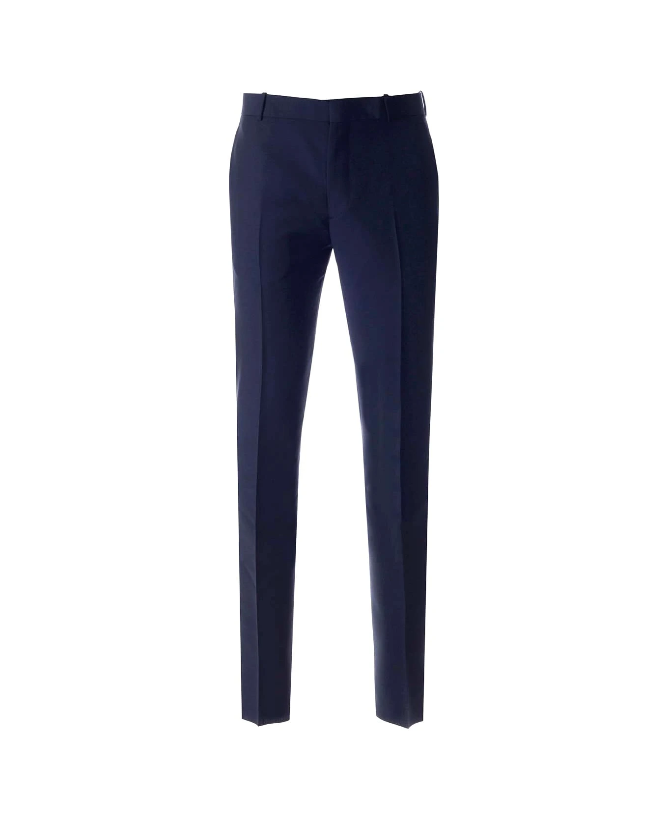 Alexander McQueen Blue Tailored Trousers 1 Alexander McQueen Blue Tailored Trousers
