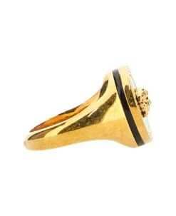 Versace Enameled Ring 'medusa' -Volk Clothing Sales a52aa7e5c0fb18cdcea7c8c6161b5086