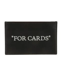 Off-White Quote Bookish Card Case