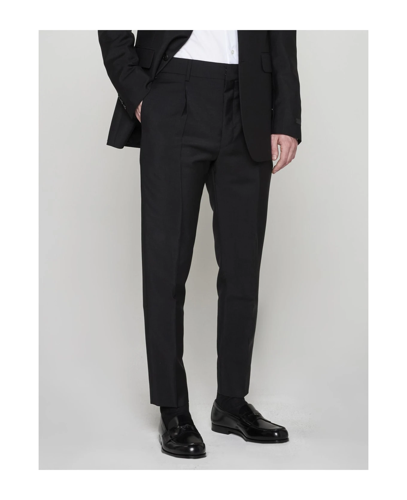 Prada Mohair And Wool Trousers 2 Prada Mohair And Wool Trousers - Image 2