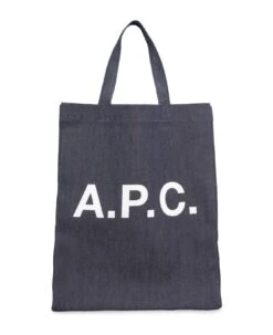 A.P.C. Lou Logo Detail Tote Bag
