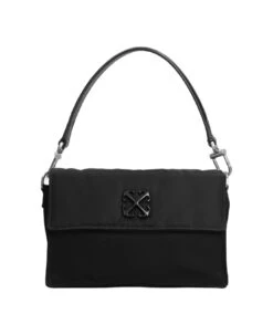 Off-White Soft Jitney 1.4 Shoulder Bag In Black Polyamide