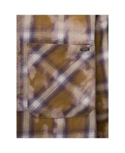 Amiri Beige Long-sleeved Shirt With Check Print And Bleach Effect In Cotton Man -Volk Clothing Sales a8ac8db0e322d1cc67bf1c3b36571e3c