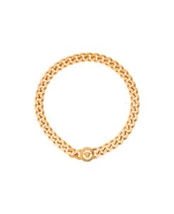 Medusa Gold-tone Chain Necklace In Hypoallergenic Metal Versace Man