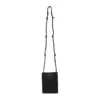 Jil Sander Tangle Crossbody Bag In Black Leather