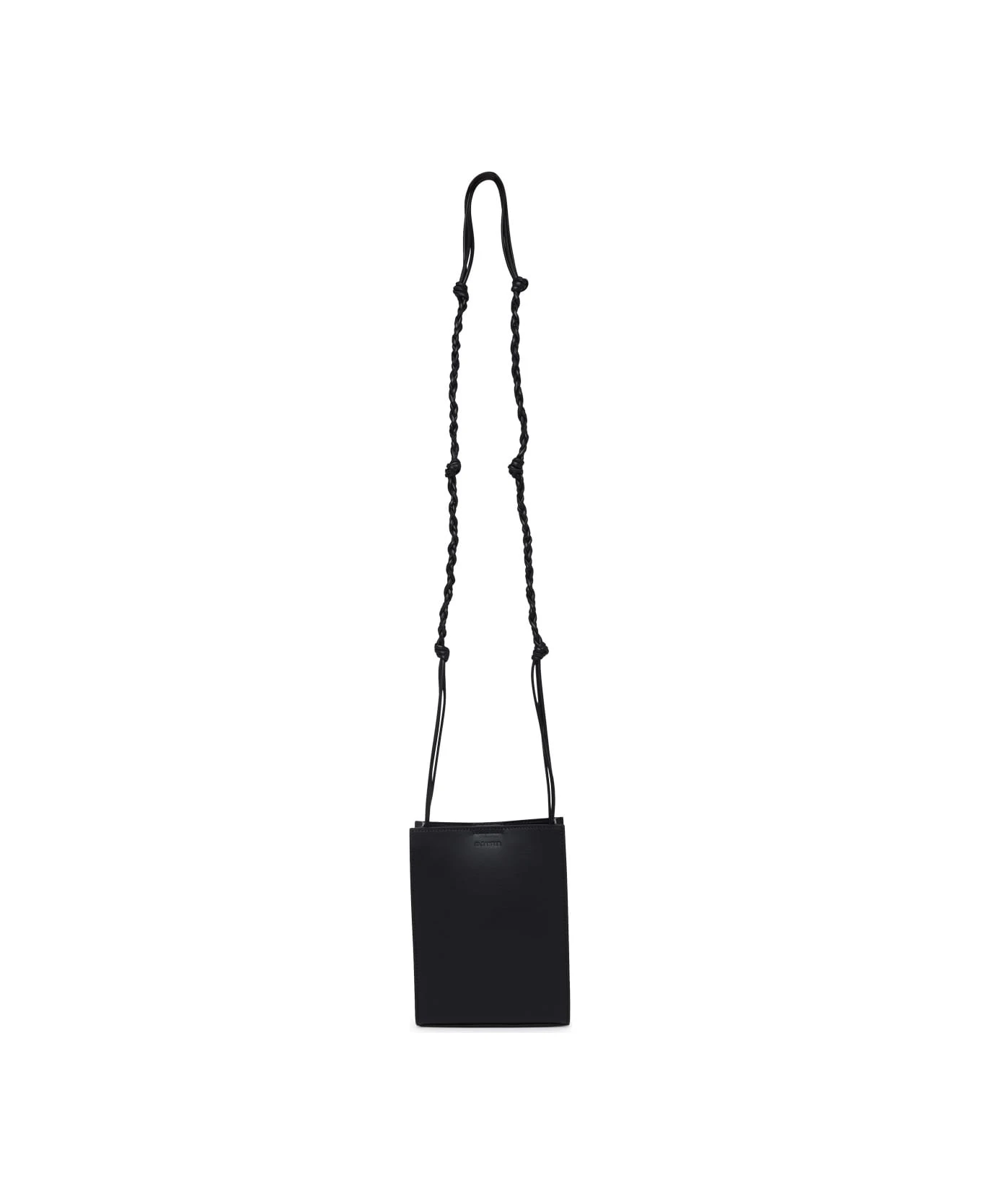 Jil Sander Tangle Crossbody Bag In Black Leather 1 Jil Sander Tangle Crossbody Bag In Black Leather