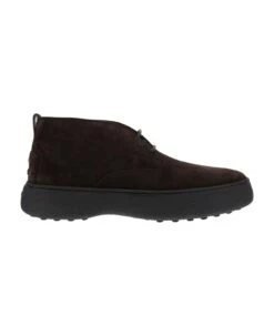 Tod's Suede Lace-up Shoes