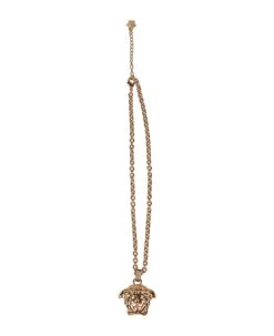 Versace Medusa Pendant Chain Necklace