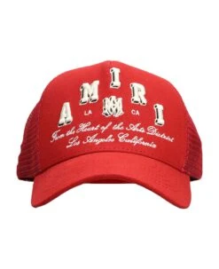 Amiri Hats In Red Cotton