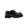 Dolce & Gabbana Black Lace-up Derby With Squared Toe In Leather Man