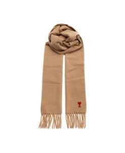 Camel Scarf With Logo