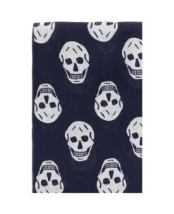 Alexander McQueen Skull Printed Fringed Scarf -Volk Clothing Sales aefef3eabedd05dd7a740dd5bc8305d7