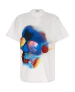 Alexander McQueen 'solarised Skull' T-shirt