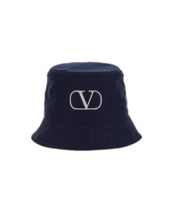 Valentino Garavani Garavani Logo Embroidered Bucket Hat