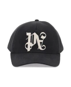 Palm Angels Pa Monogram Baseball Cap