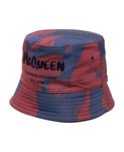Alexander McQueen Hat Graffiti Ao Blp