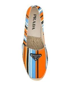Prada Logo Canvas Espadrilles -Volk Clothing Sales b28100e0e4ec2173347177ce0c53ad74
