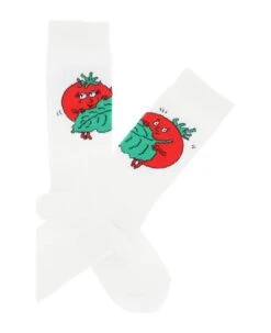 Happy Tomatoes Crew Socks -Volk Clothing Sales b29b745a740bdbce556de94e670d7426