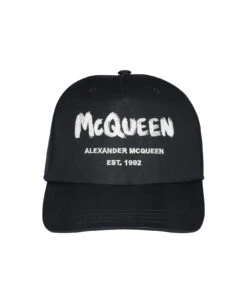 Alexander McQueen Graffiti Logo Baseball Cap