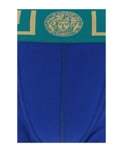 Versace Electric Blue Stretch Cotton Boxer -Volk Clothing Sales b3b9d4135fa5909f83fdbd25e0c84cc7
