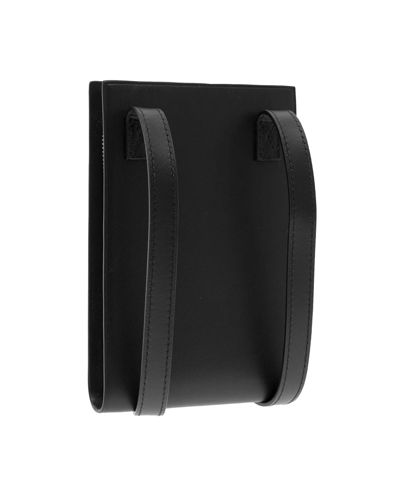 Jacquemus Black Le Gadju Neck Wallet In Leather Man 2 Jacquemus Black Le Gadju Neck Wallet In Leather Man - Image 2