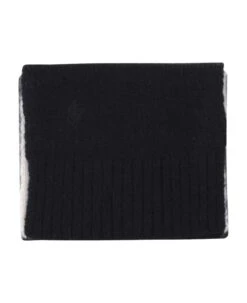 Ribbed Wool Blend Scarf