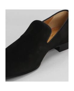 Christian Louboutin Dandelion Flat Loafers In Black Suede -Volk Clothing Sales b4f63a2c4a02cfc55415732d8c0ea4f1