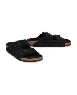 Birkenstock Arizona Shearling Suede Slides -Volk Clothing Sales b581179a059a635db55507e27e6b24fd