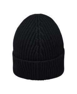 Dolce & Gabbana Black Beanie In Virgin Wool -Volk Clothing Sales b5c33cfed9fd401b10143f3210f3ec35