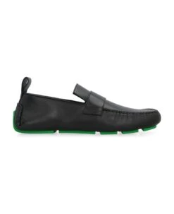 Bottega Veneta Driver Leather Loafers