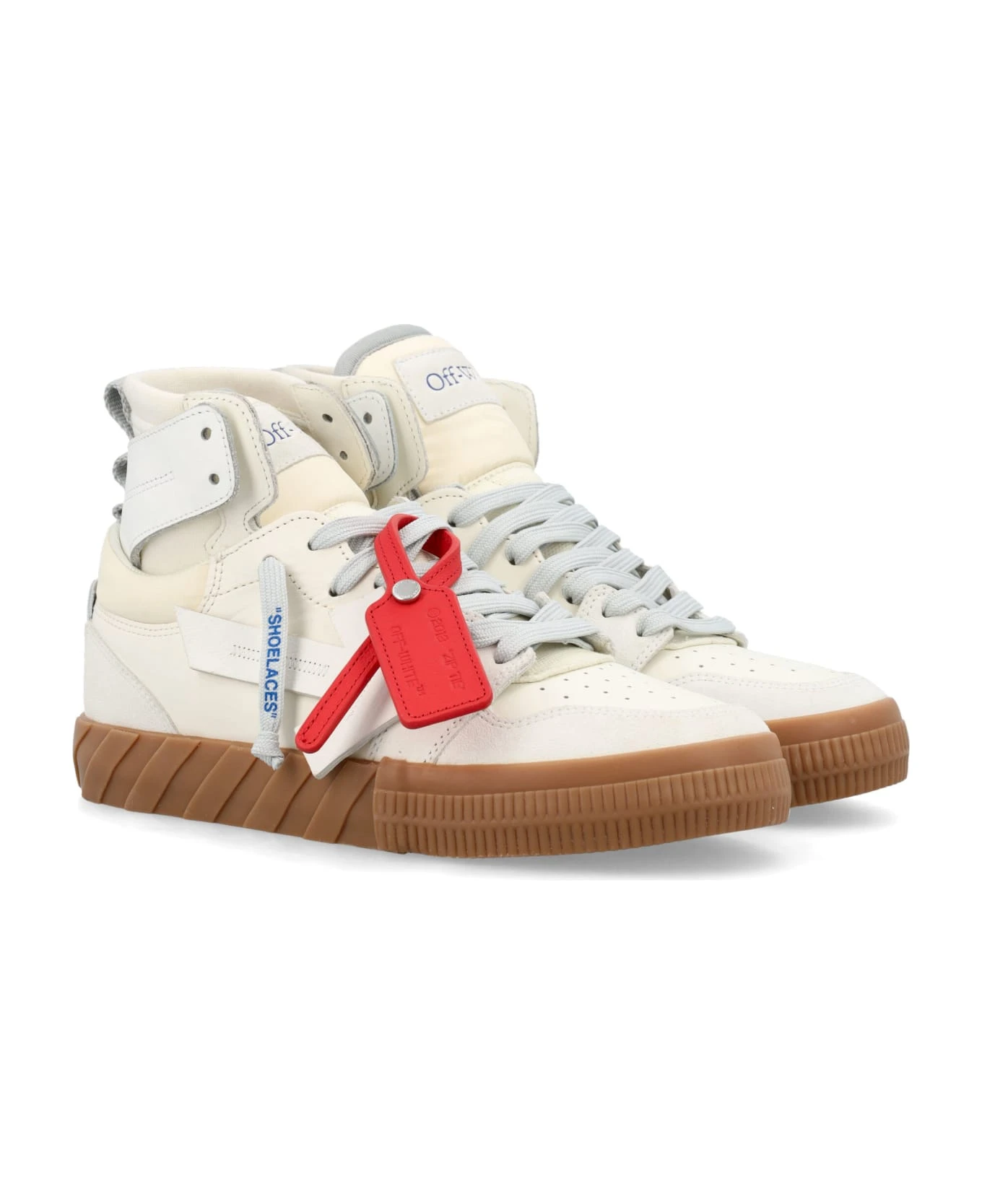 Off-White Floating Arrow High Top Vulcanized Sneakers 2 Off-White Floating Arrow High Top Vulcanized Sneakers - Image 2