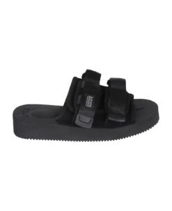 Suicoke Double Velcro Detail Logo Sandals
