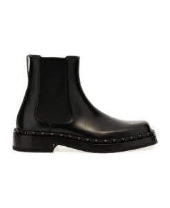 Valentino Garavani 'rockstud M-way' Ankle Boots