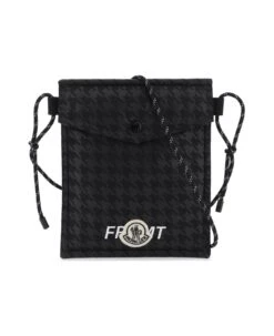 Houndstooth Print Crossbody Bag