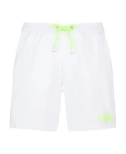 MC2 Saint Barth Man White Comfort Swim Shorts