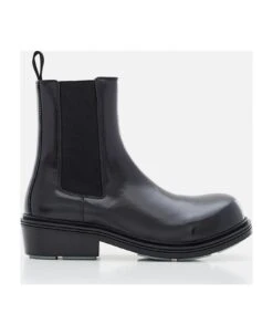 Bottega Veneta Ankle Boot Leather Gloss Vinyl