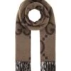 Gucci Embroidered Cashmere Scarf