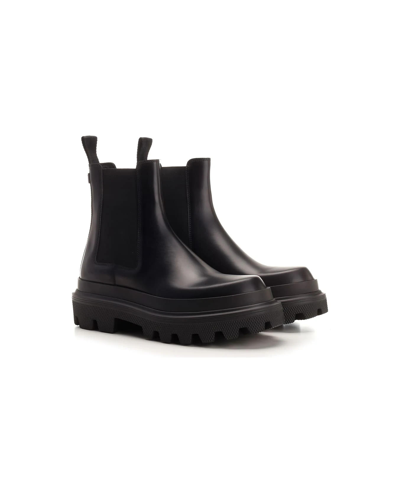 Dolce & Gabbana Brushed Leather Ankle Boot 2 Dolce & Gabbana Brushed Leather Ankle Boot - Image 2